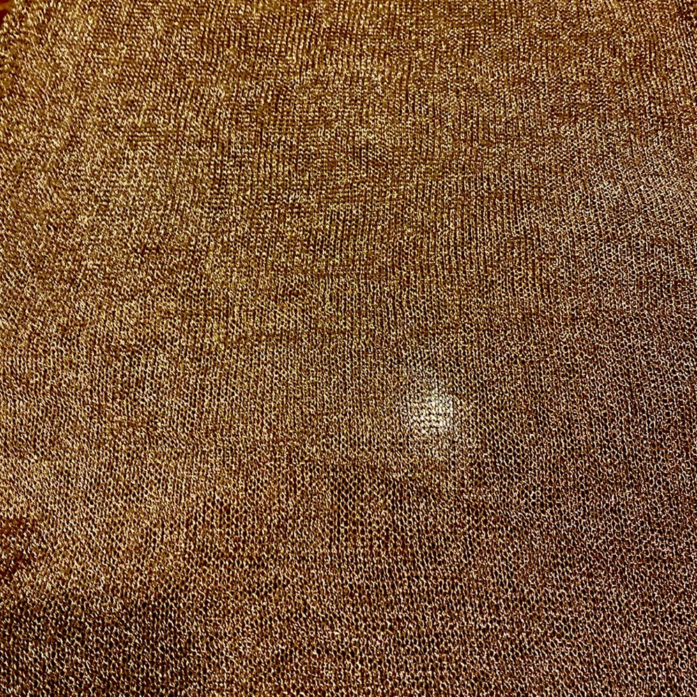 Lovely stylish shawl. Rose gold